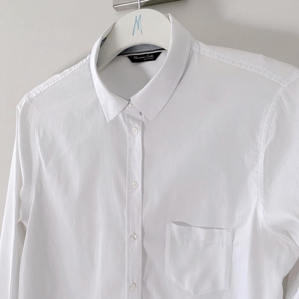Massimo Dutti size M white blouse - Picture 3 of 9
